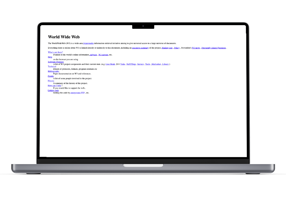 Histoire internet