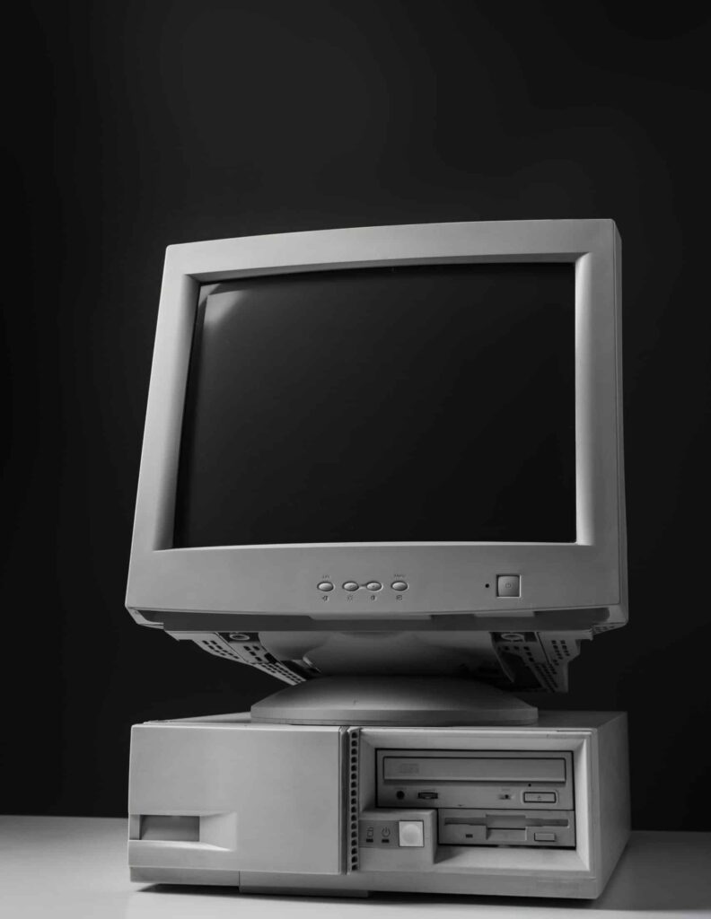 Premiers navigateurs internet - Photo vieil ordinateur