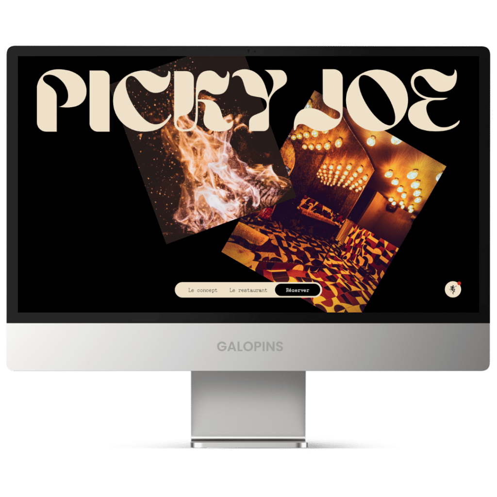Picky Joe - Site internet restaurant