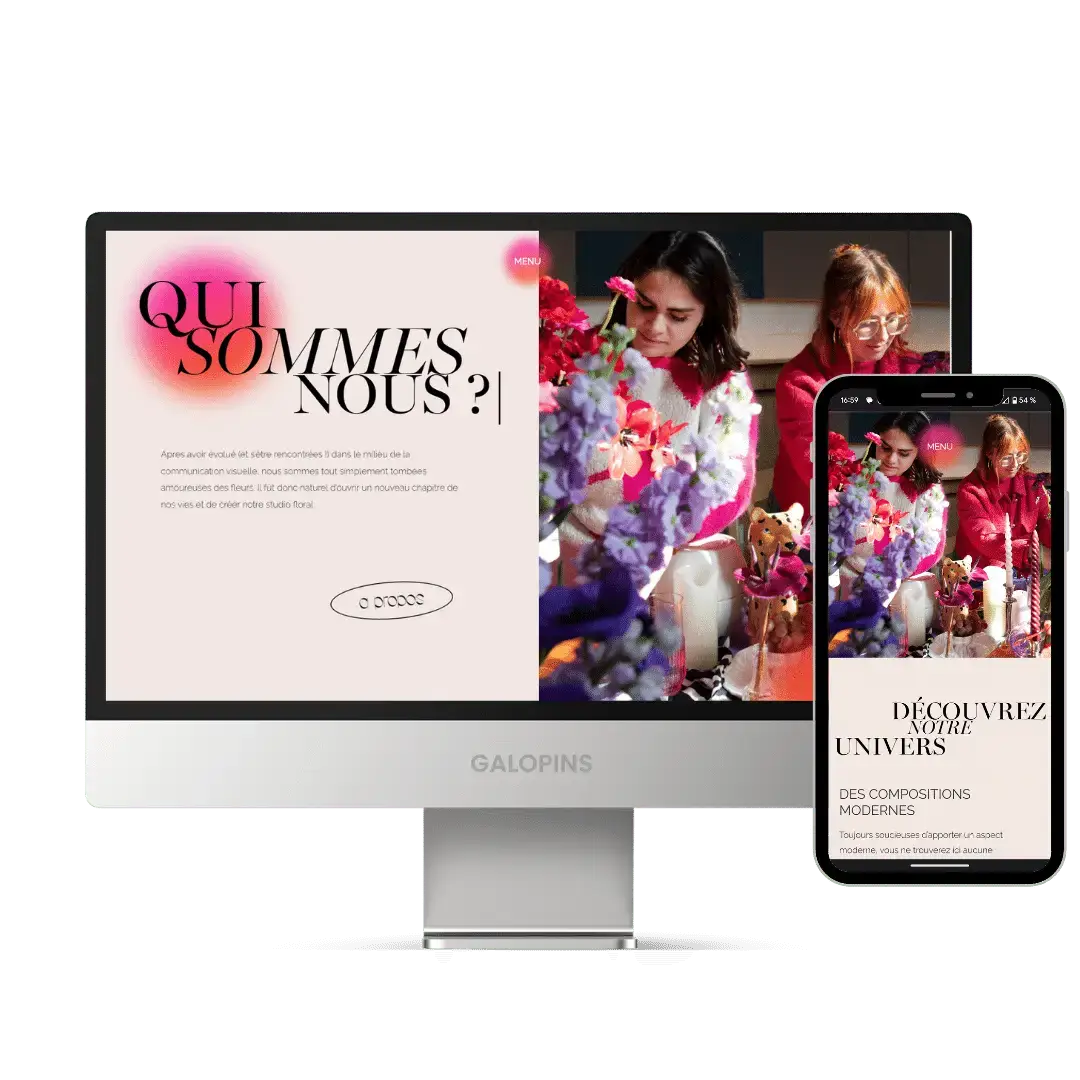 site vitrine responsive