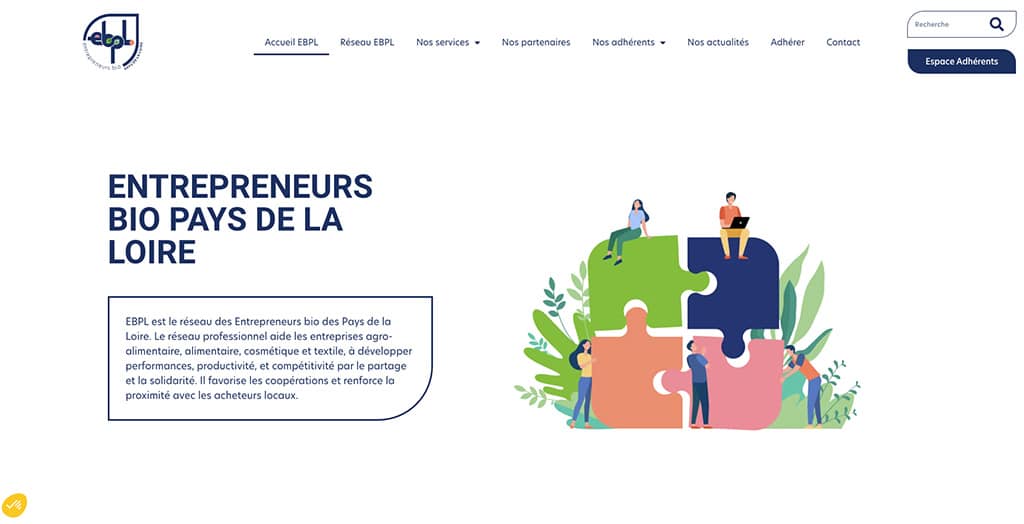 Top 10 des meilleurs sites web associations | Entrepreneurs Bio Pays de la Loire