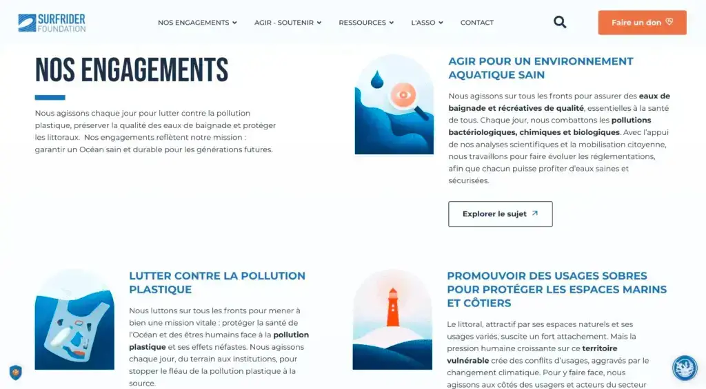 Engagements Surfrider